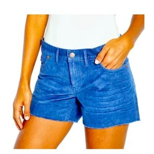 Gap Ladies Corduroy Shorts Blue